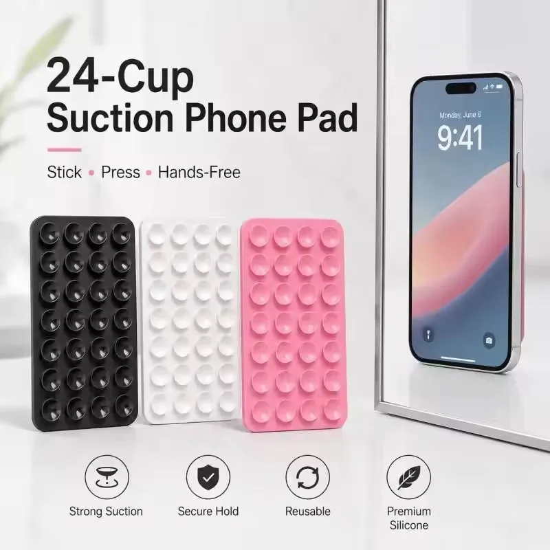 Phone Cases Casely - Support mural à ventouse en silicone
