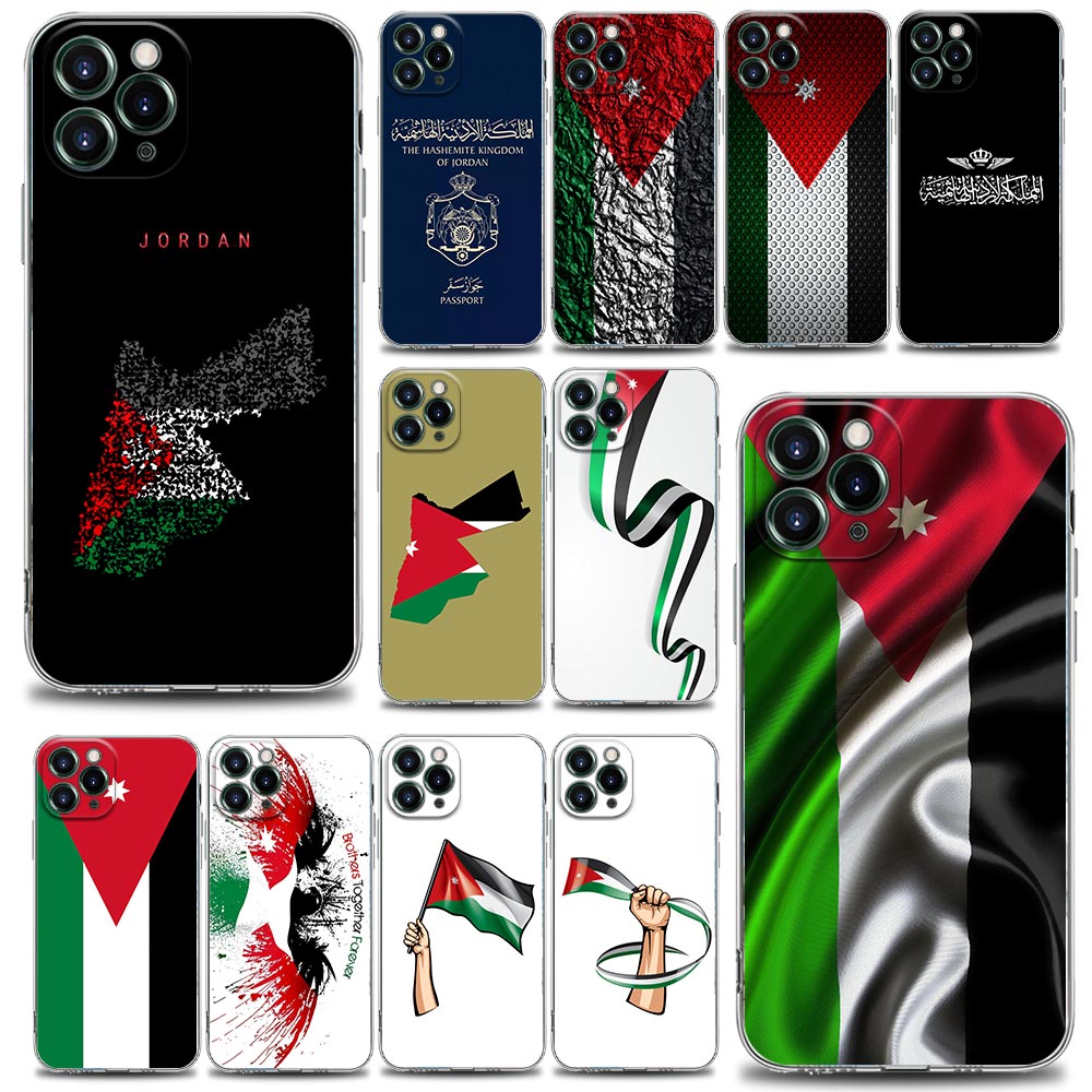 Phone Cases Jordan - Coque de téléphone transparente avec carte