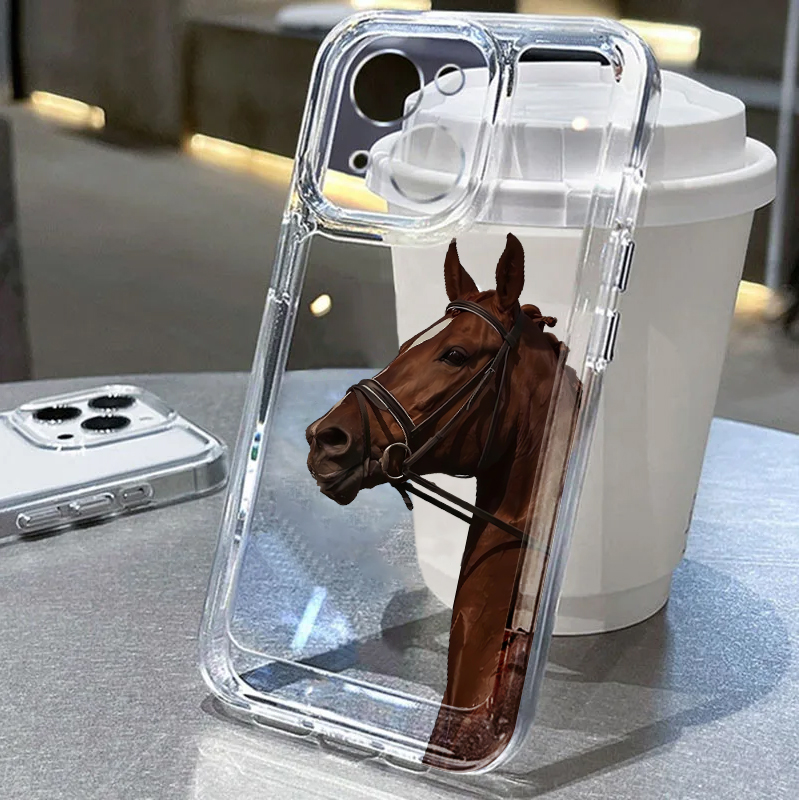 Phone Cases Horse - Coque de téléphone souple motif cheval