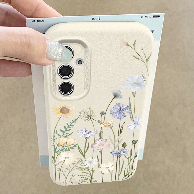 Phone Cases A14 Samsung - Coque de téléphone à petites fleurs,
