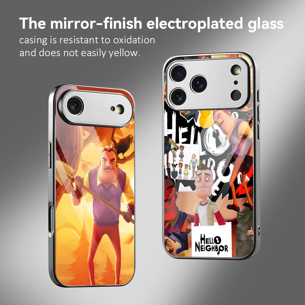 Phone Cases Metal - Coque de téléphone H-Hello Neighbor pour