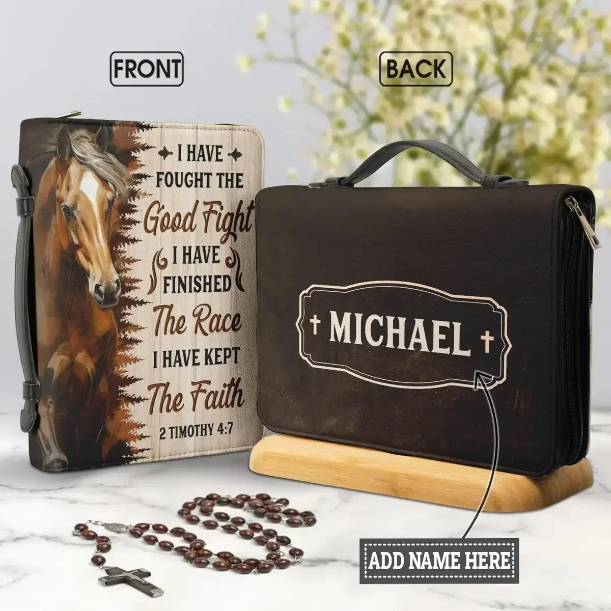 Phone Cases Horse - Nouvelle Housse de Bible en Cuir