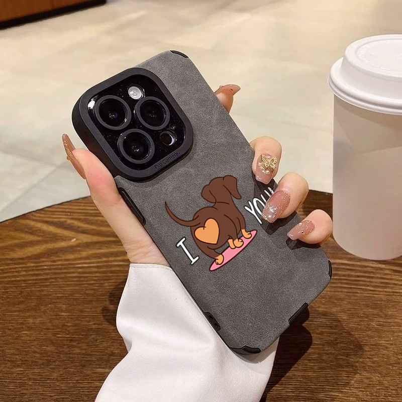 Phone Cases Leather - Coque de téléphone en cuir antichoc