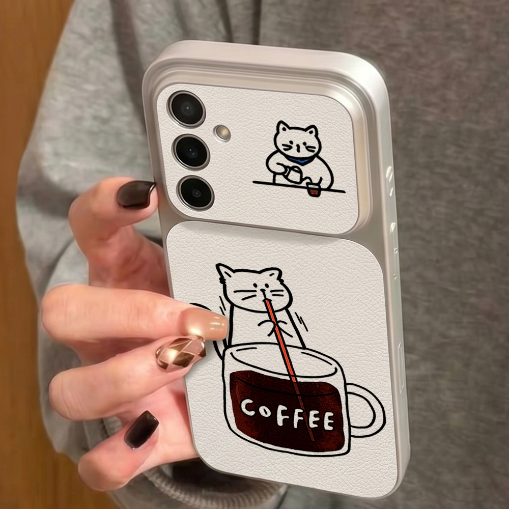 Coque de téléphone motif chat  - Phone Cases Leather avis et prix