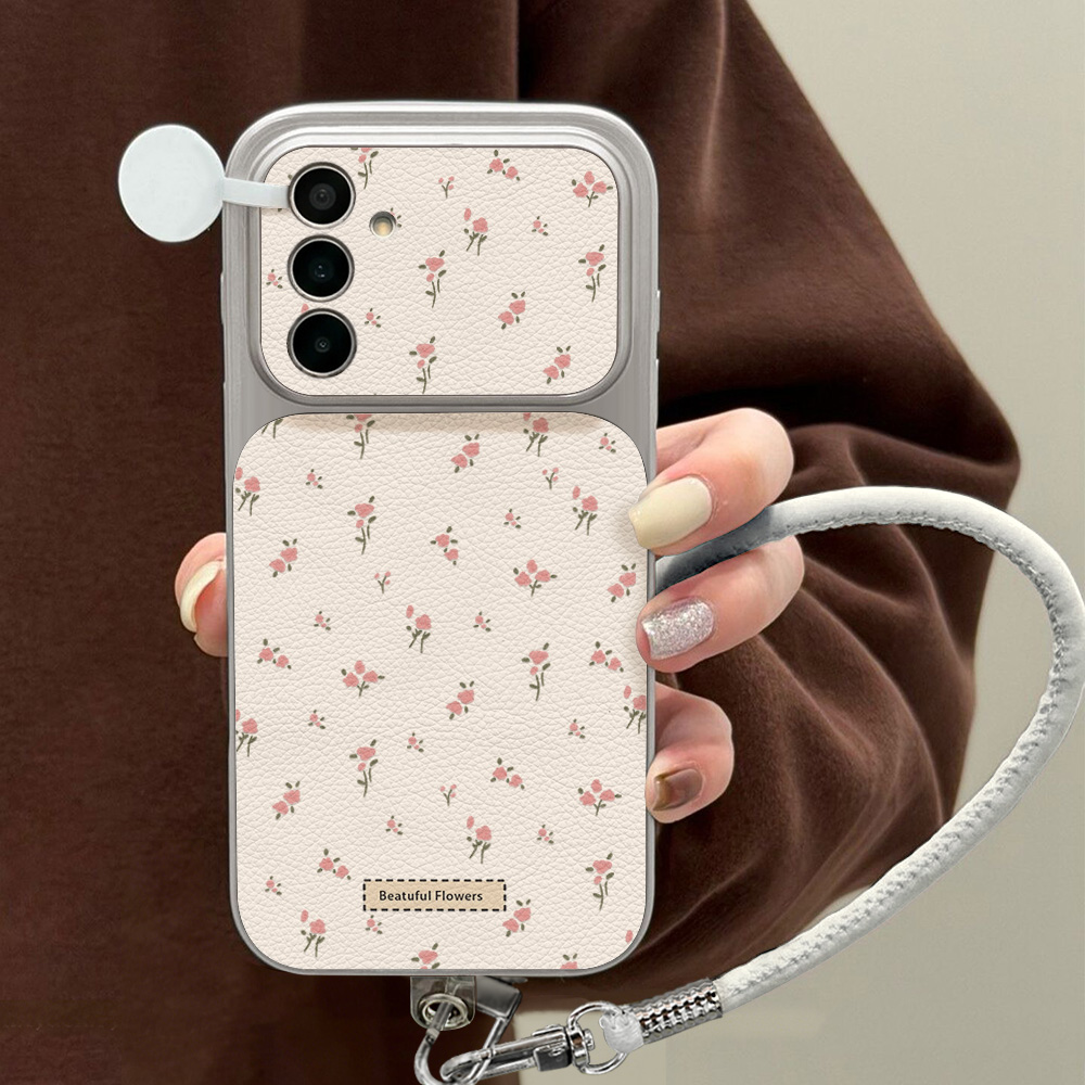 Coque de téléphone rose à moti - Phone Cases Leather avis et prix