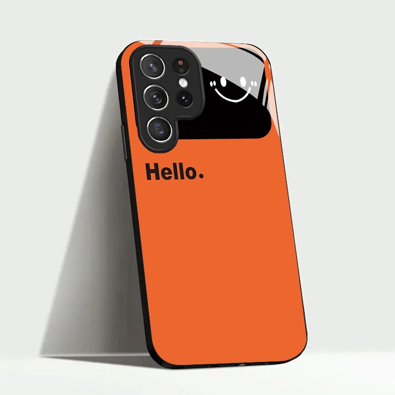 Coque de téléphone en verre or - Phone Cases Orange avis et prix