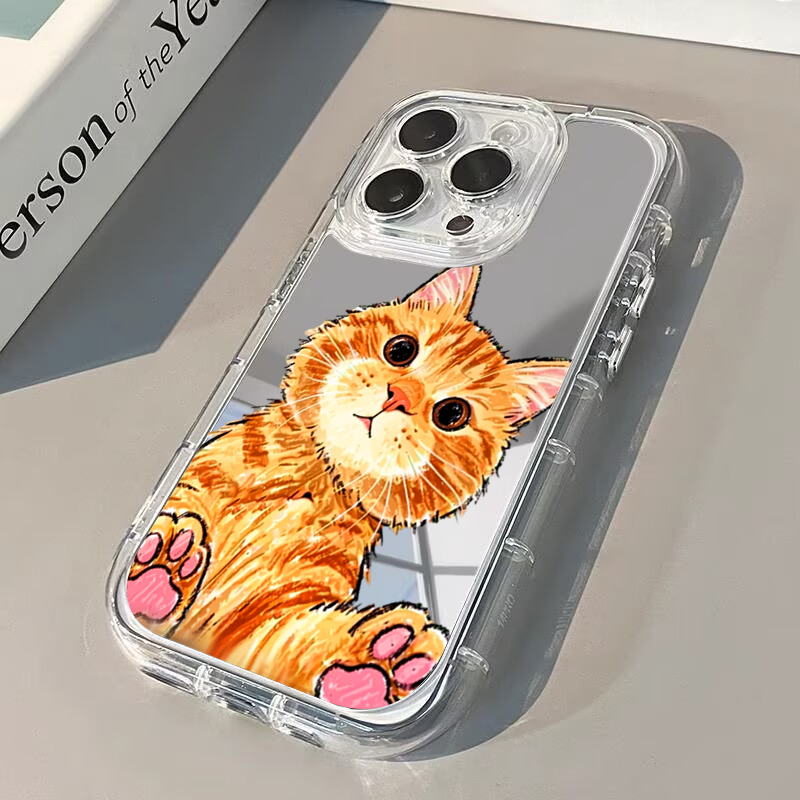 Coque de téléphone miroir anti - Phone Cases Orange avis et prix