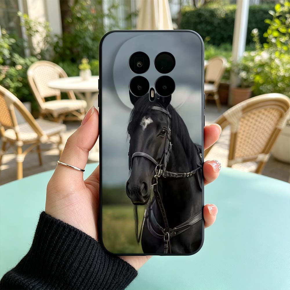 Coque de téléphone noire avec  - Phone Cases Horse avis et prix