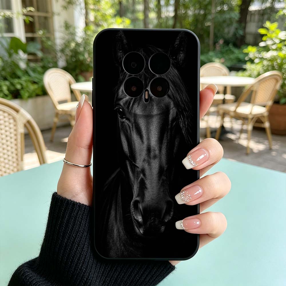 Coque de téléphone noire avec  - Phone Cases Horse avis et prix