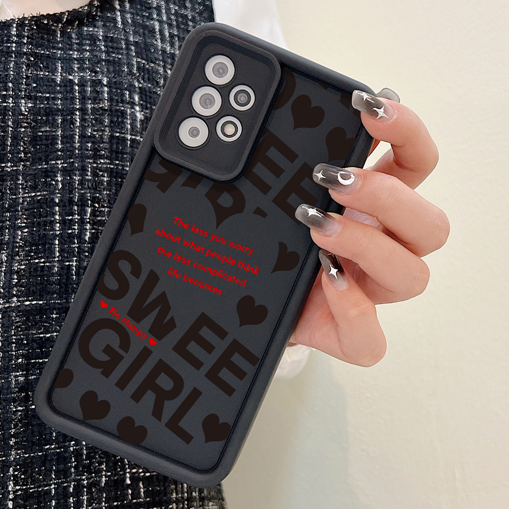Coque en silicone créative mot - Phone Cases A14 Samsung avis et prix