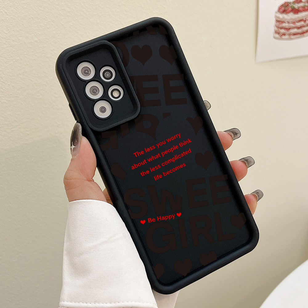 Coque en silicone créative mot - Phone Cases A14 Samsung avis et prix